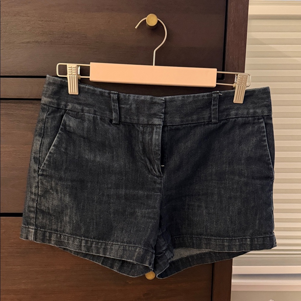 LOFT Dark Blue Denim Shorts